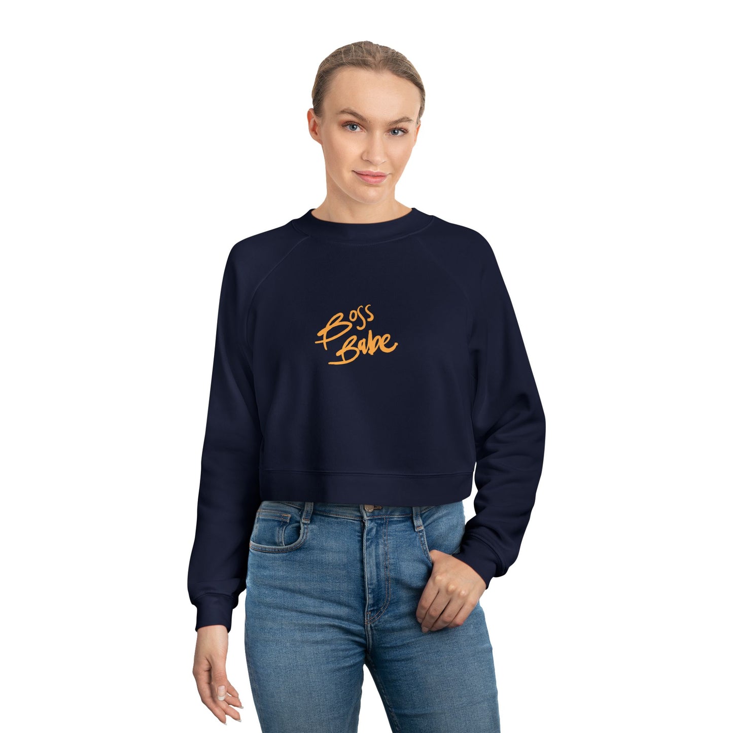 Cropped Fleece Pullover for Boss Babe Empowerment