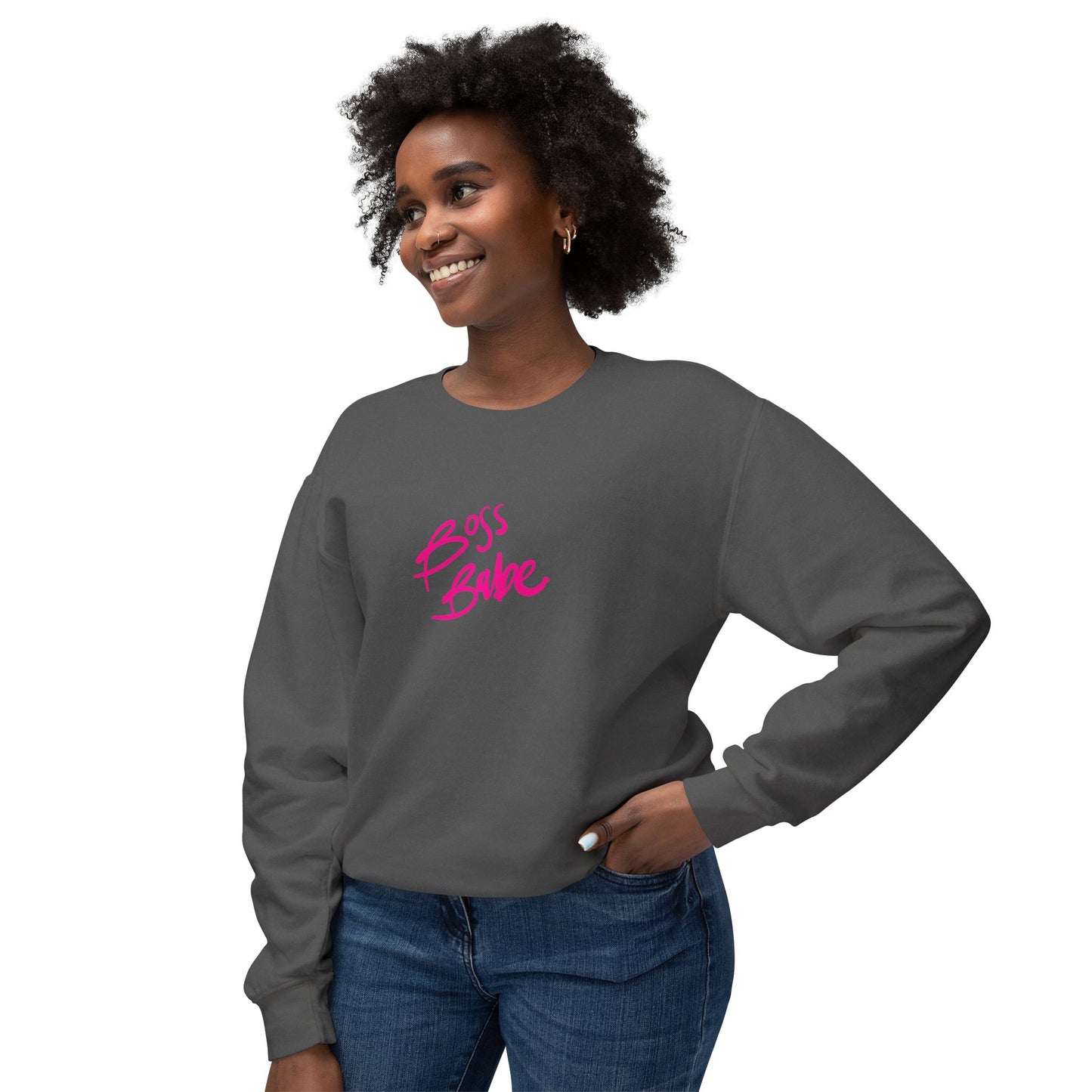 Boss Babe Lightweight Crewneck Sweatshirt