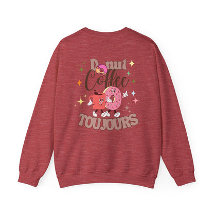 Donut and Coffee Unisex Sweatshirt