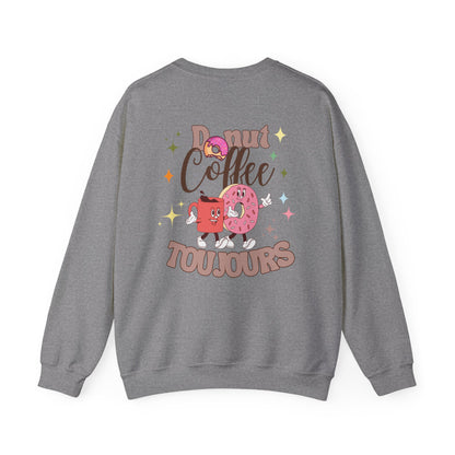 Donut and Coffee Unisex Sweatshirt