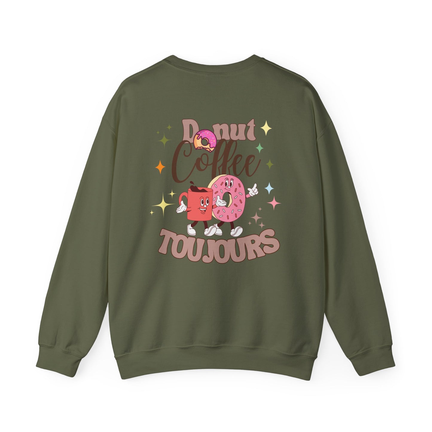 Donut and Coffee Unisex Sweatshirt