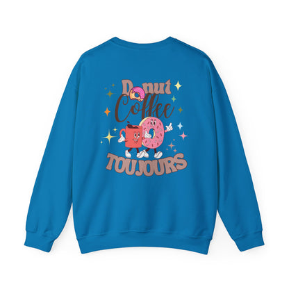 Donut and Coffee Unisex Sweatshirt