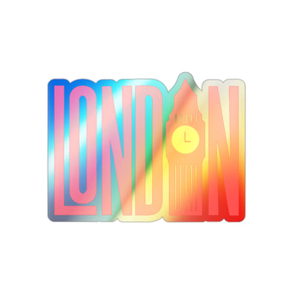 Holographic London Sticker