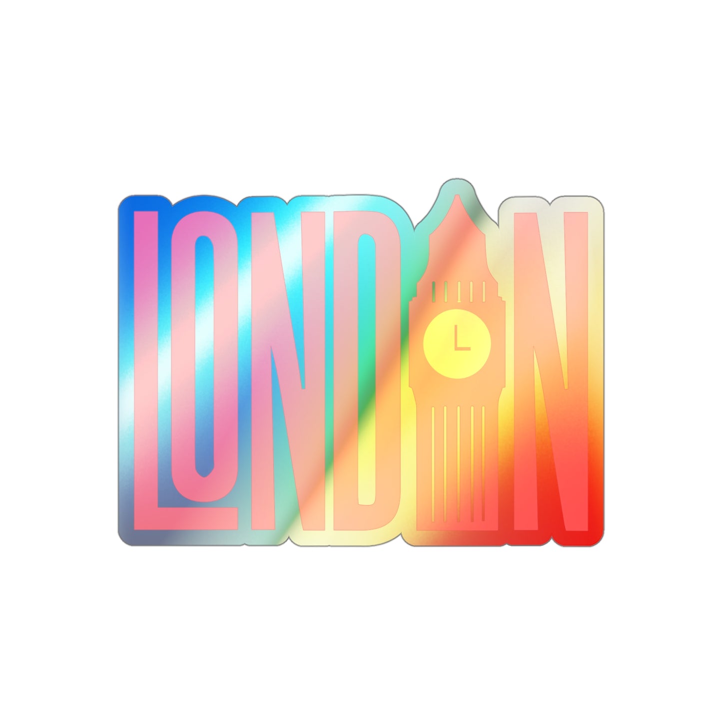 Holographic London Sticker