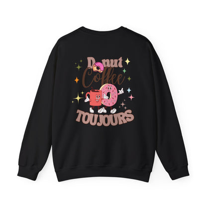 Donut and Coffee Unisex Sweatshirt