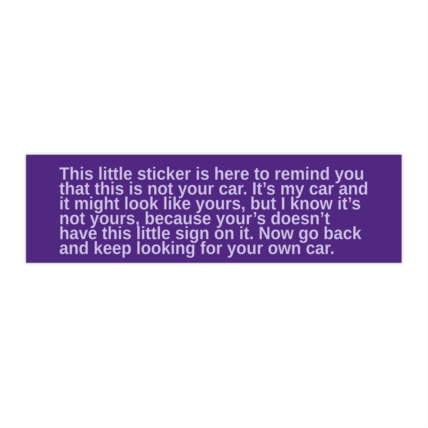 Bumper Stickers