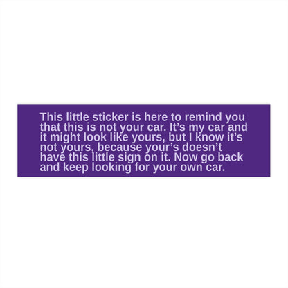 Bumper Stickers