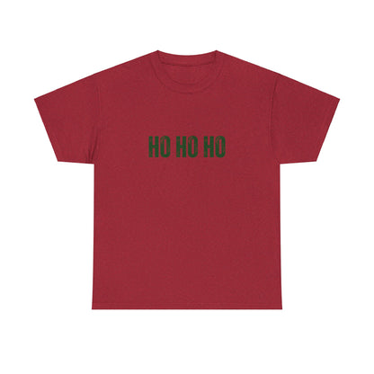 Holiday Tee - Ho Ho Ho, Unisex Heavy Cotton T-shirt