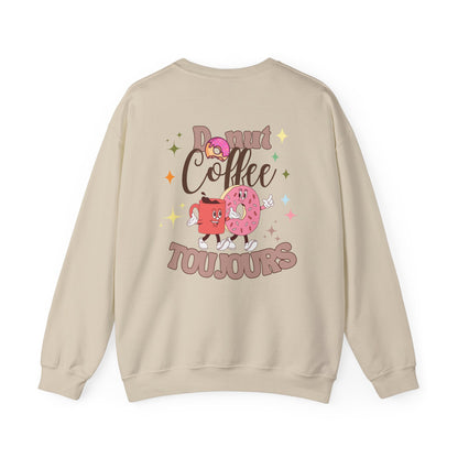 Donut and Coffee Unisex Sweatshirt