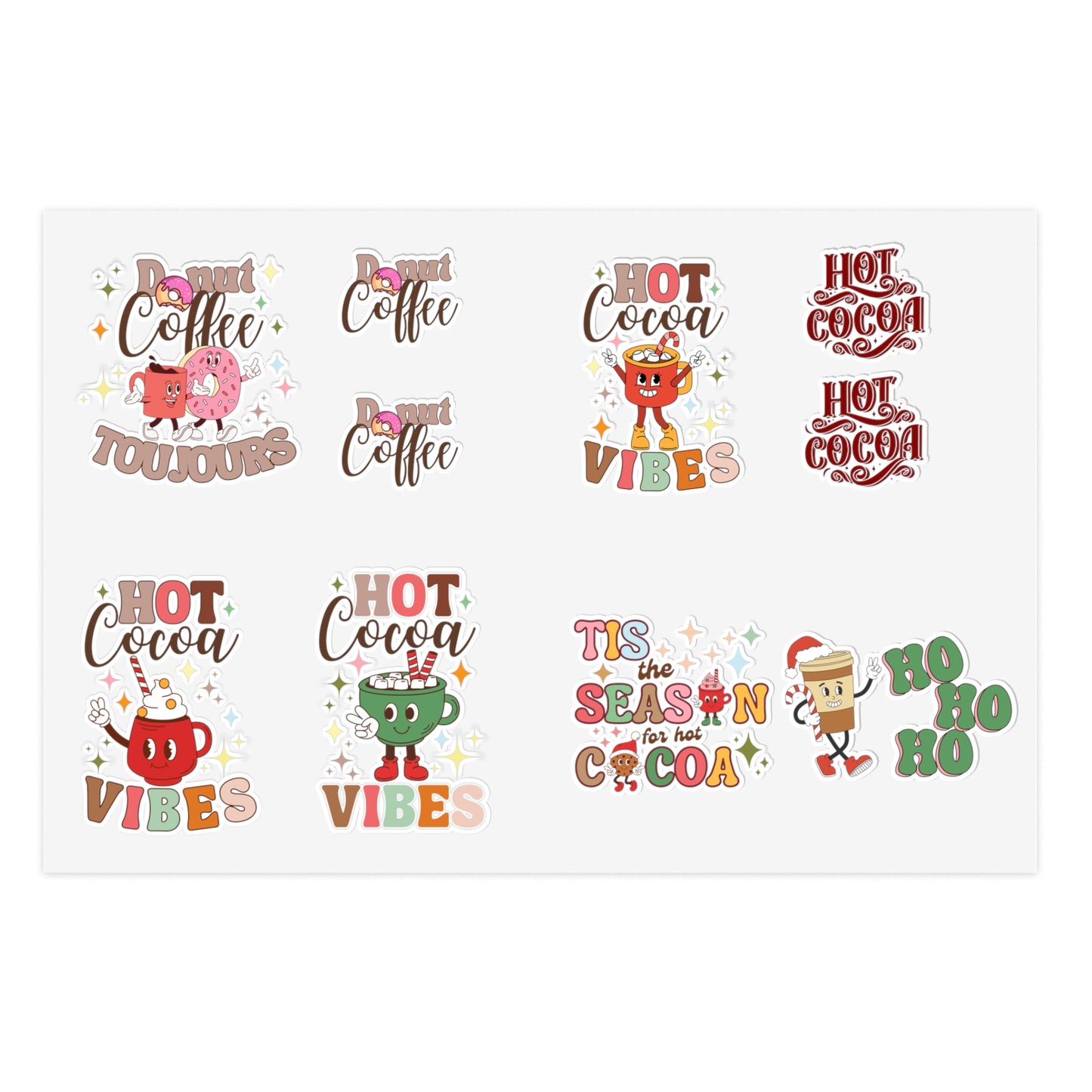 Hot Cocoa Sticker Sheets