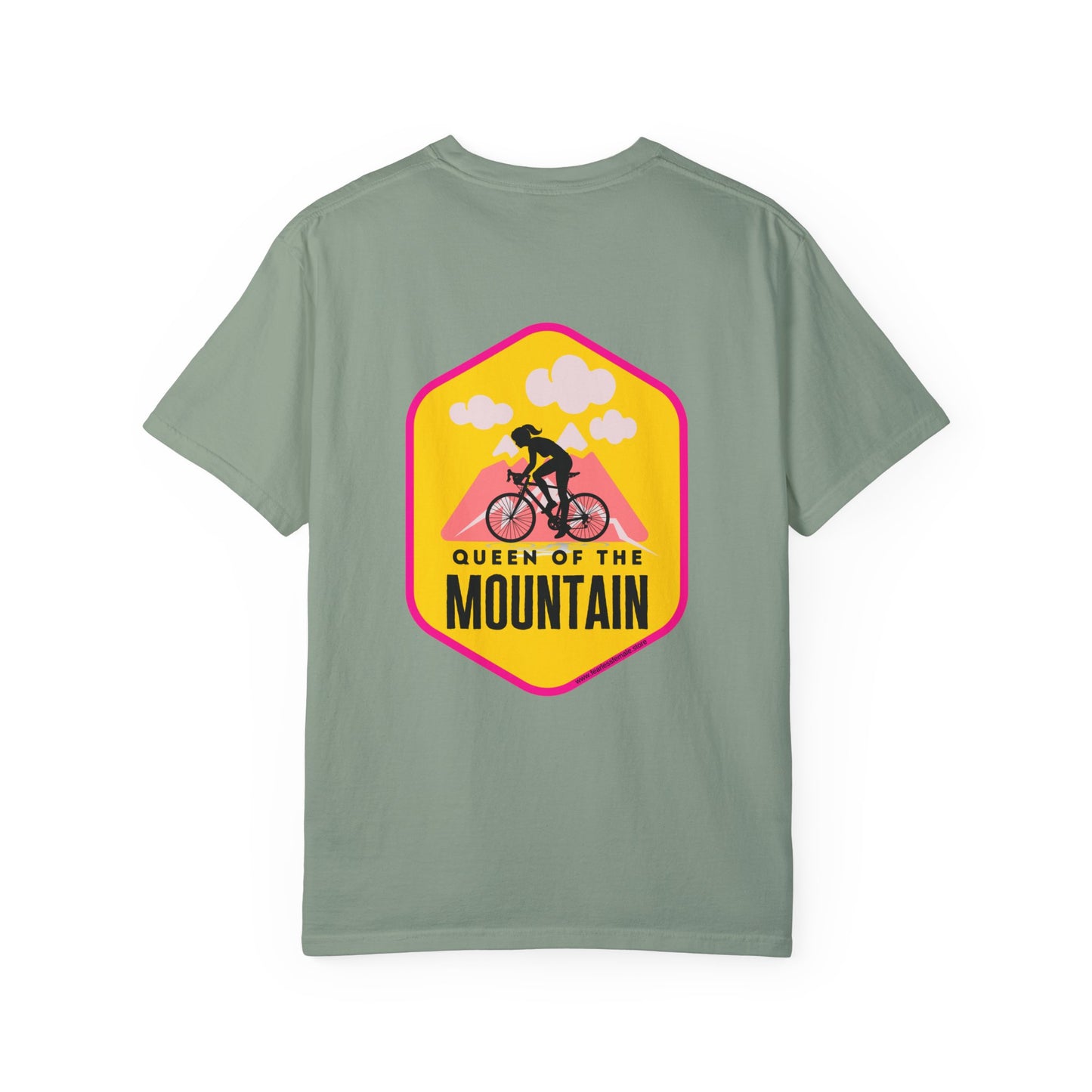 Fearless Female Cyclist Tee Unisex Garment-Dyed T-shirt