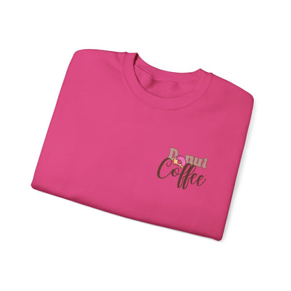 Donut and Coffee Unisex Sweatshirt