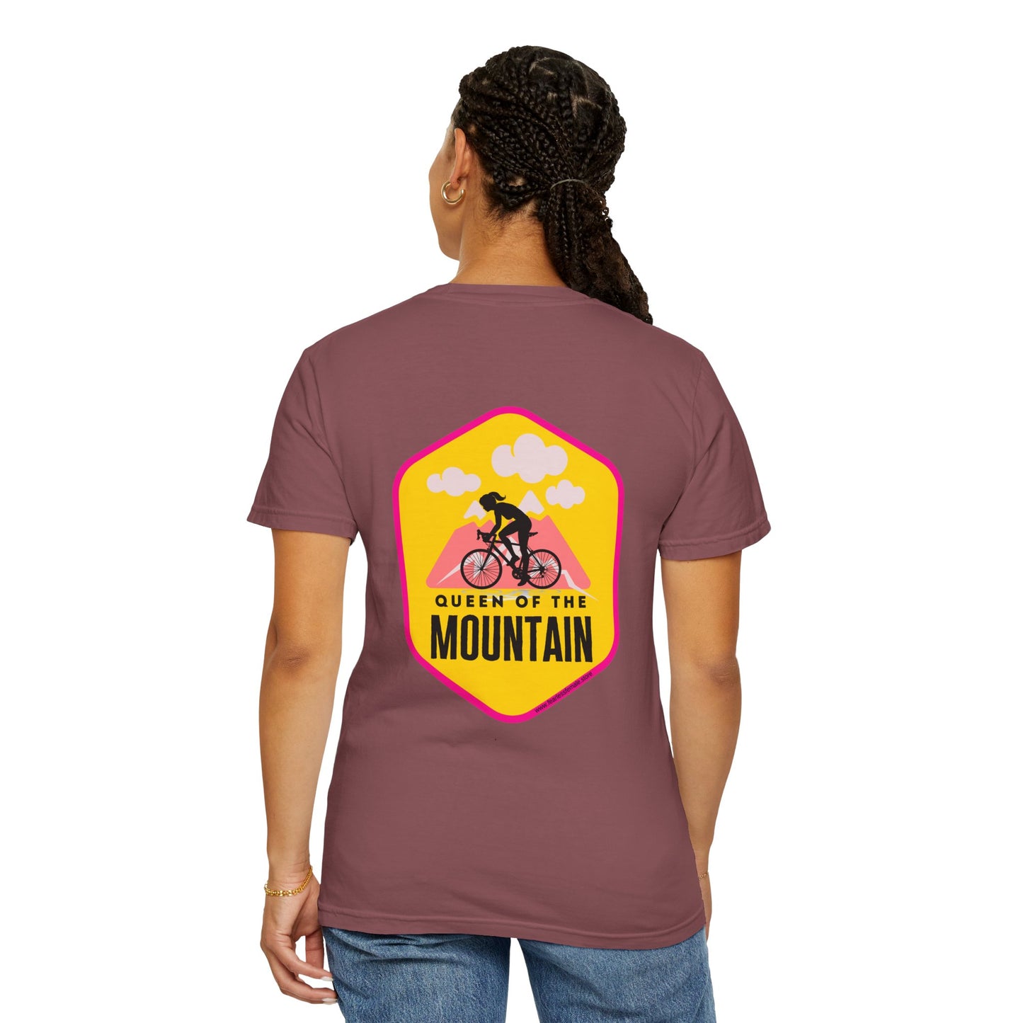 Fearless Female Cyclist Tee Unisex Garment-Dyed T-shirt