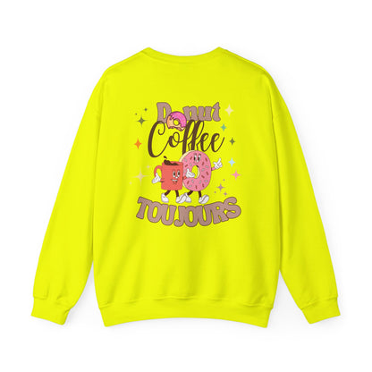 Donut and Coffee Unisex Sweatshirt