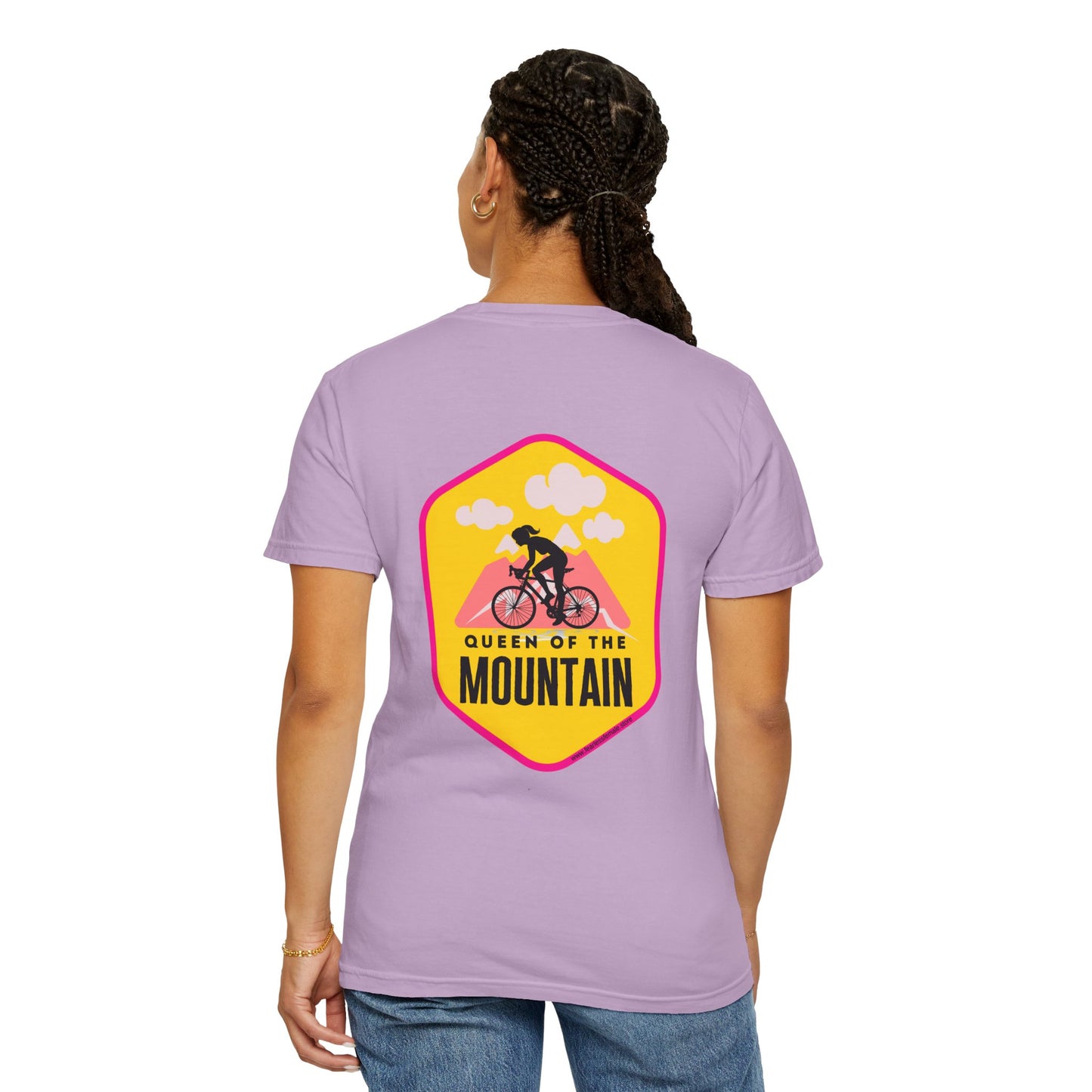 Fearless Female Cyclist Tee Unisex Garment-Dyed T-shirt