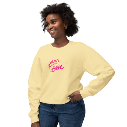 Boss Babe Lightweight Crewneck Sweatshirt