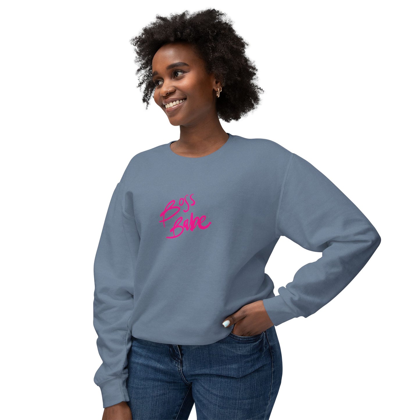 Boss Babe Lightweight Crewneck Sweatshirt