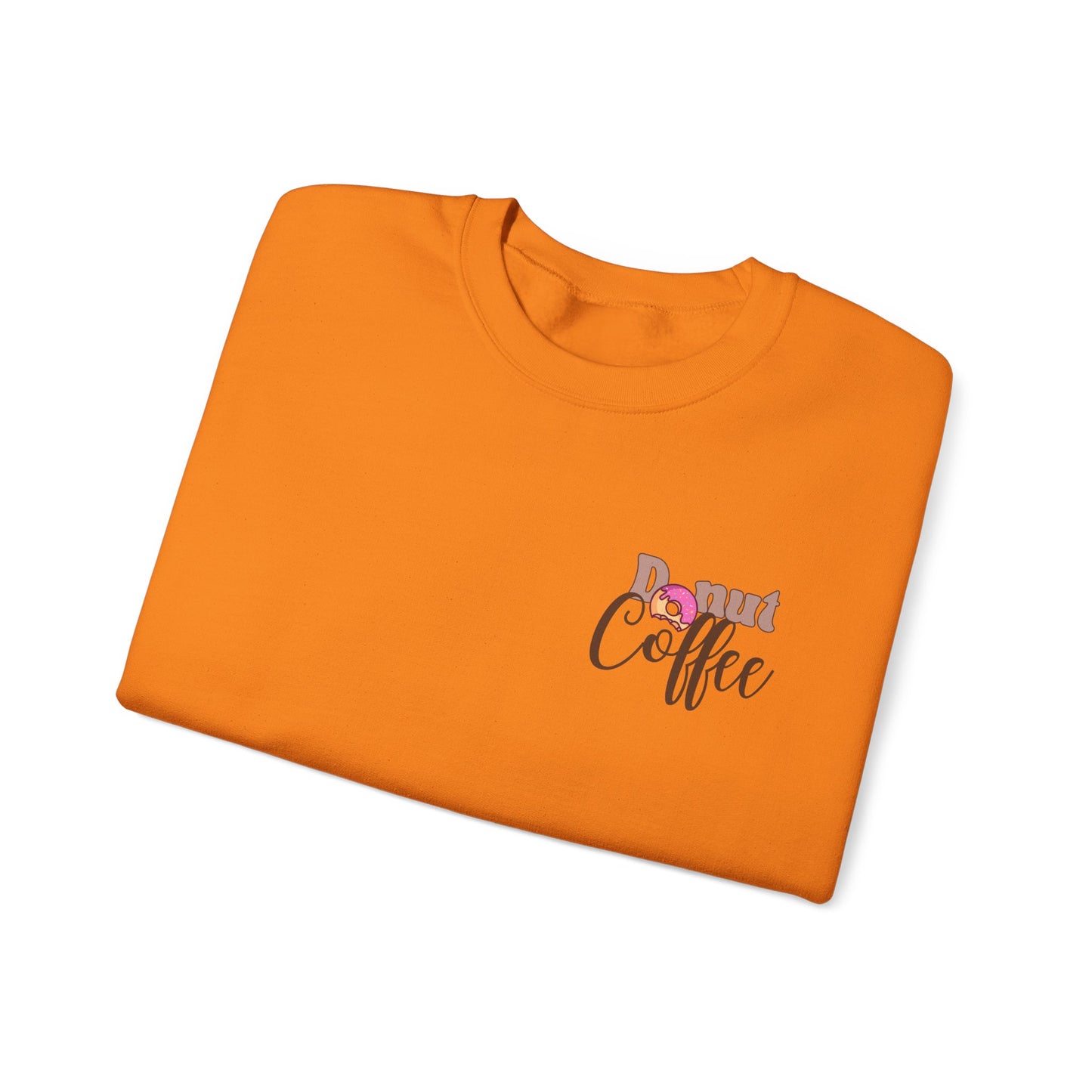 Donut and Coffee Unisex Sweatshirt