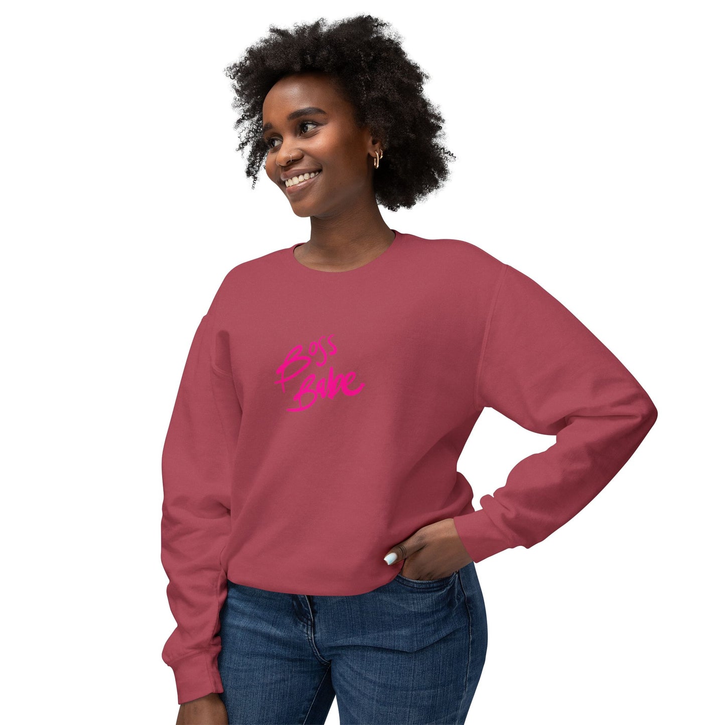 Boss Babe Lightweight Crewneck Sweatshirt