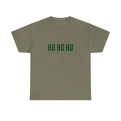 Holiday Tee - Ho Ho Ho, Unisex Heavy Cotton T-shirt