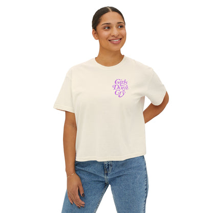 Boxy Tee Girls Don't Cry T-Shirt